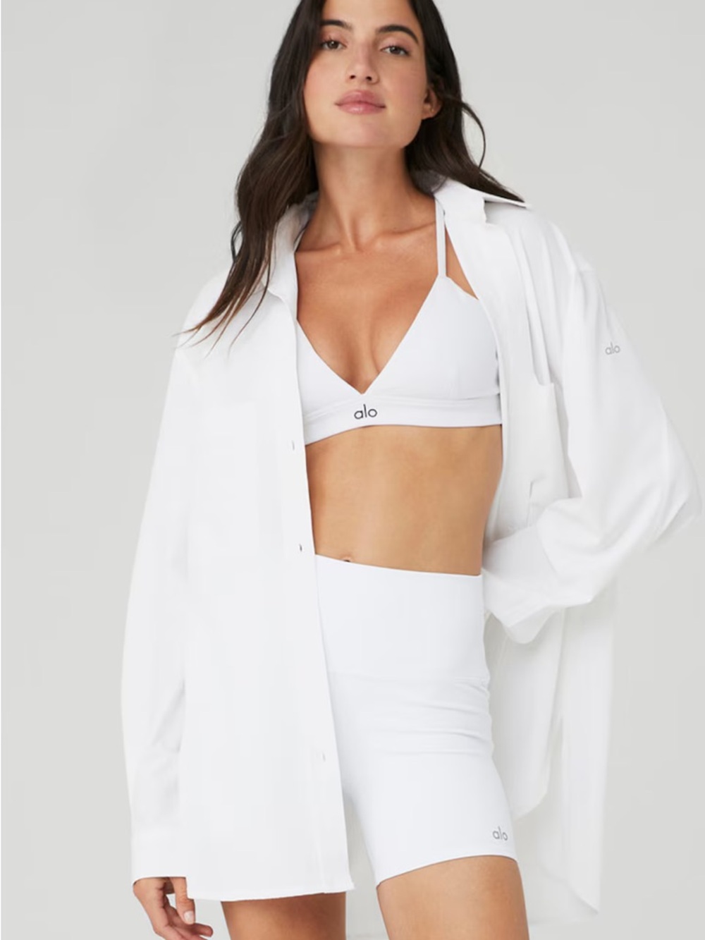 ALO Yoga Dreamscape Button Down Long Sleeve Size XS